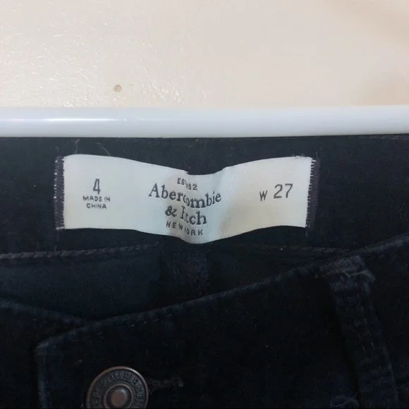 abercrombie & fitch | navy velveteen pants 4 - Picture 4 of 5